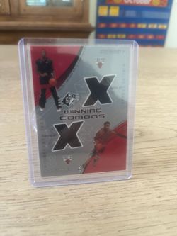 2002 SPx patch insert Eddy Curry/Tyson Chandler