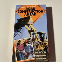 Road Construction Ahead VHS New Sealed Informative Movie Film Vintage Video
