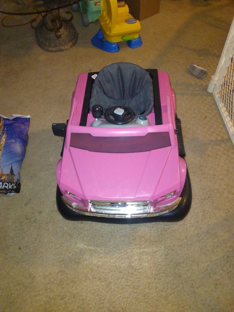 Baby Walker Pink Ford 150
