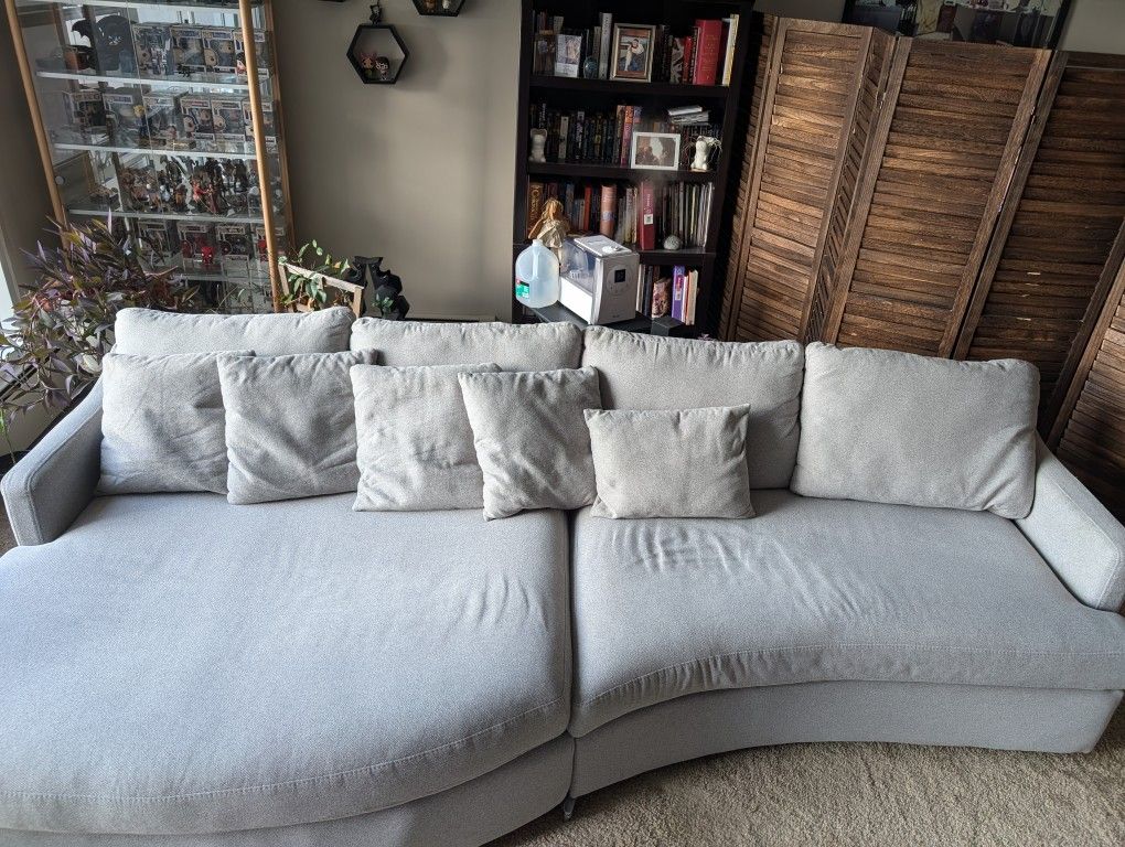 Like New Swivel Sectional Couch