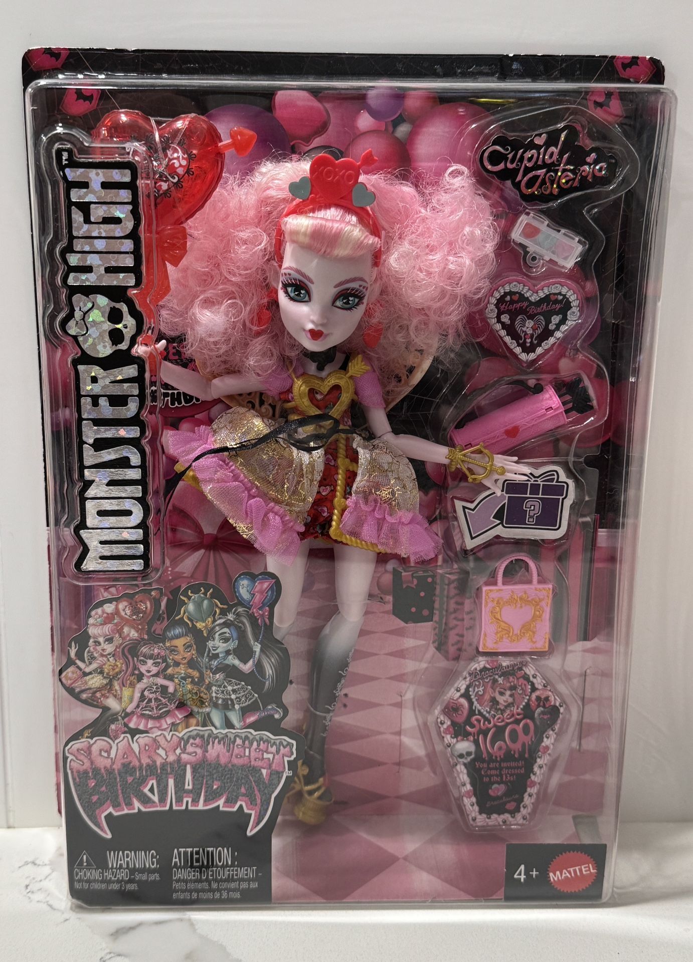 Monster High C.A. Cupid Scary Sweet Birthday Doll Mattel 2022 New Sealed