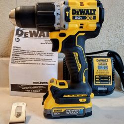 DeWalt XR 20V MAX Compact Hammer Drill Kit. $160