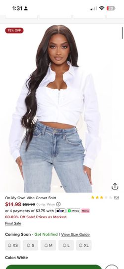 Corset top ! Size Medium