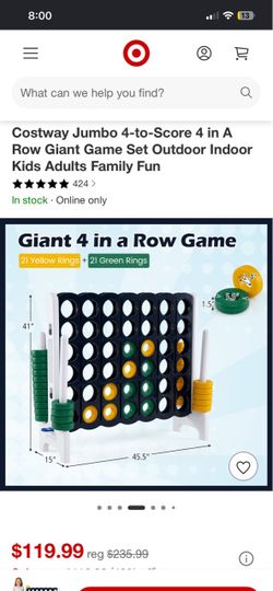 Brand New Giant 4 in a row 60$