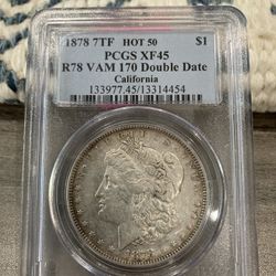 1878 7tf Morgan Silver Dollar 