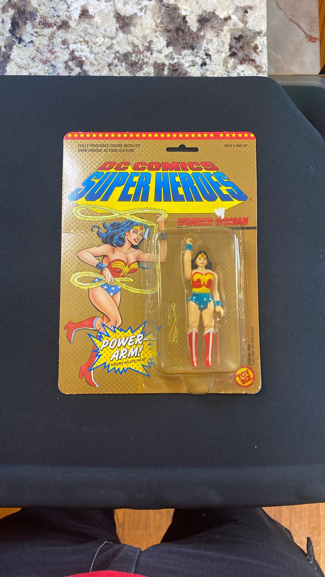 DC Comics Toy Biz Wonder Woman Super Heroes Action Figure Power Arm 1989