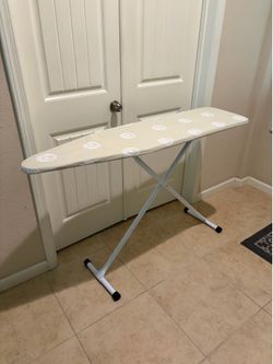 Ironing Board (Like New!) which collapses for easy storage. Iron your clothes and look sharp!