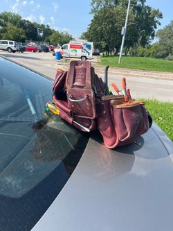Lightly used occidental tool pouches