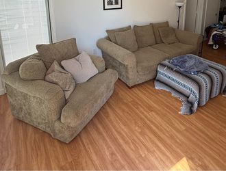 Couch, futon base, & dresser for sale