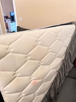 Twin Mattress and bedframe