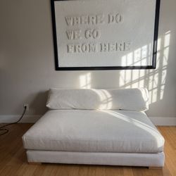 CB2 Deseo Armless Loveseat