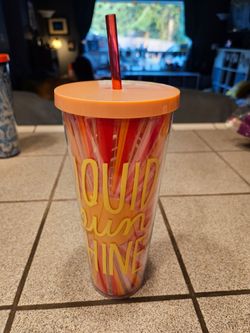 Starbucks Liquid Sunshine Tumbler Cup with Straw