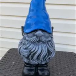 The Gnome With Blue Hat Statue