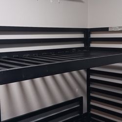 Heavy duty steel bunk beds