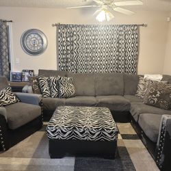 Sectional With Bed Inside 