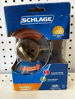 Schlage single cylinder deadbolt