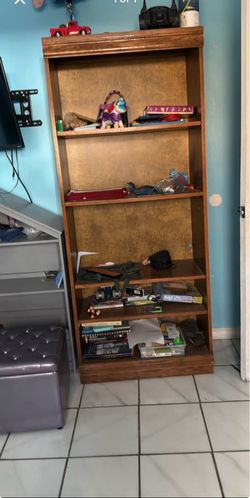 Book case wood. Two available