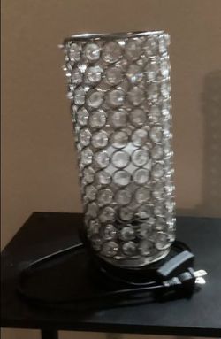 Crystal Bead Accent Table Lamp