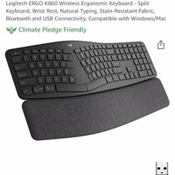 Logitech ERGO K860 Wireless Ergonomic Keyboard 