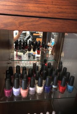 Looking to sell a lot of nail polish OPI. 65 polishes. 195.00. Also china glaze polish 40 China glass polishes. 80 00. Slightly used