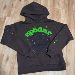  Grey Sp5der Hoodie 
