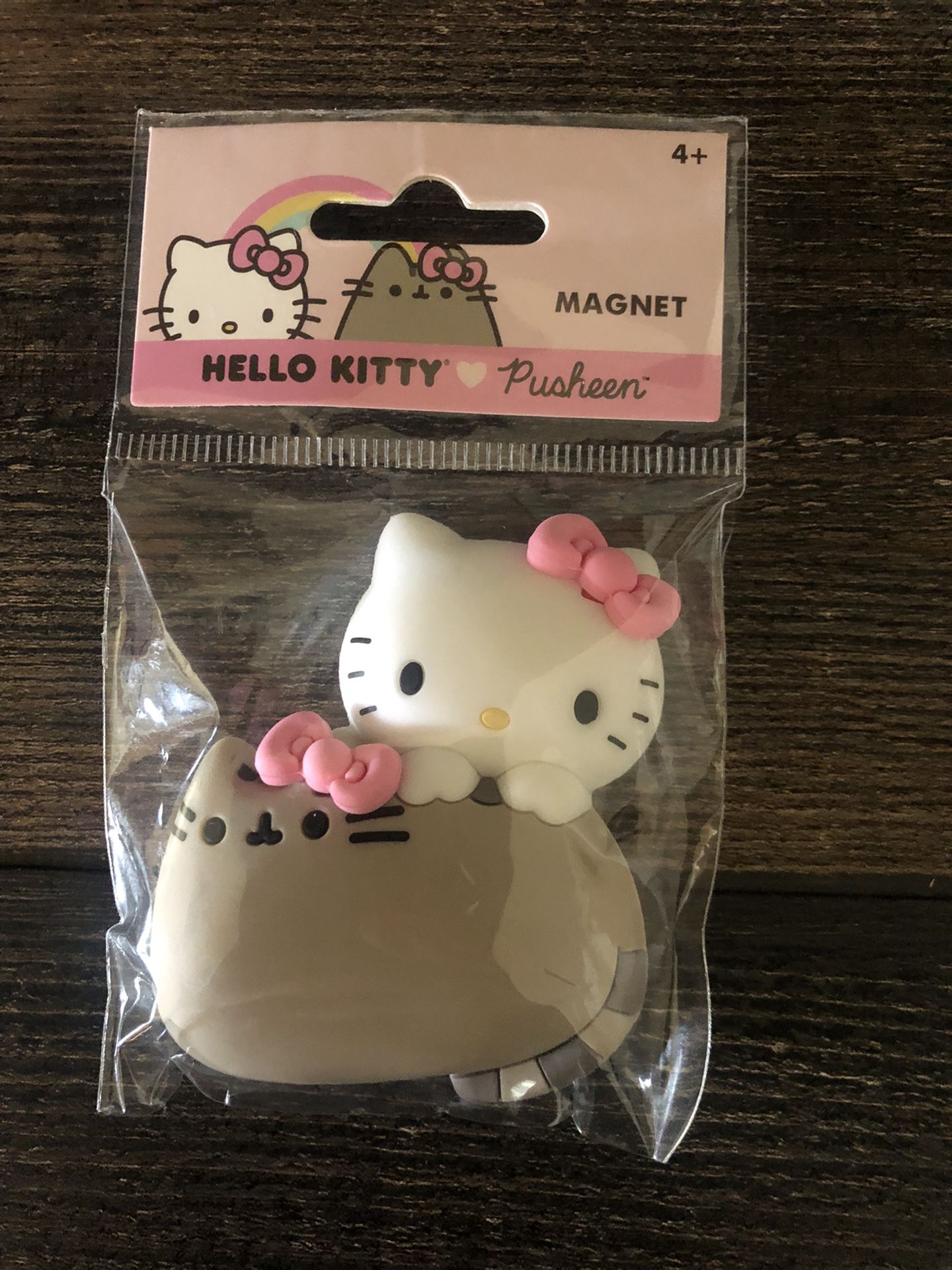 Brand New Hello Kitty Pusheen magnet