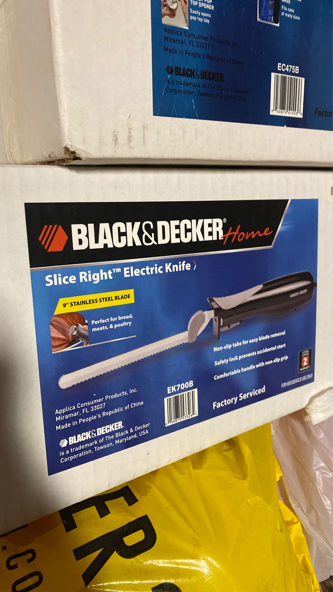 Slice right electric knife