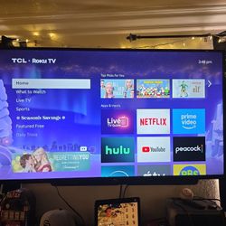 55 Inch TCL ROKU TV 