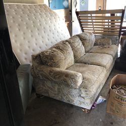 Couch and oversize chair