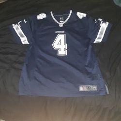 Athuentic Dak Prescott Cowboys Jersey Size XL IN KIDS 