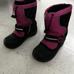 TOTES GIRLS TODDLER SNOW BOOTS SZ 1 