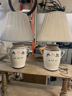 Pair Of Vintage Lamps