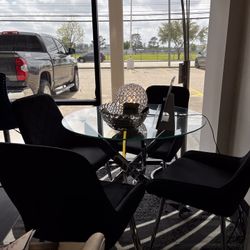 $5 Down Glass Dinning Table 