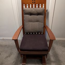 Mission-Style Glider Chair
