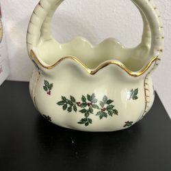 Formalities by Baum Bros Porcelain  Basket