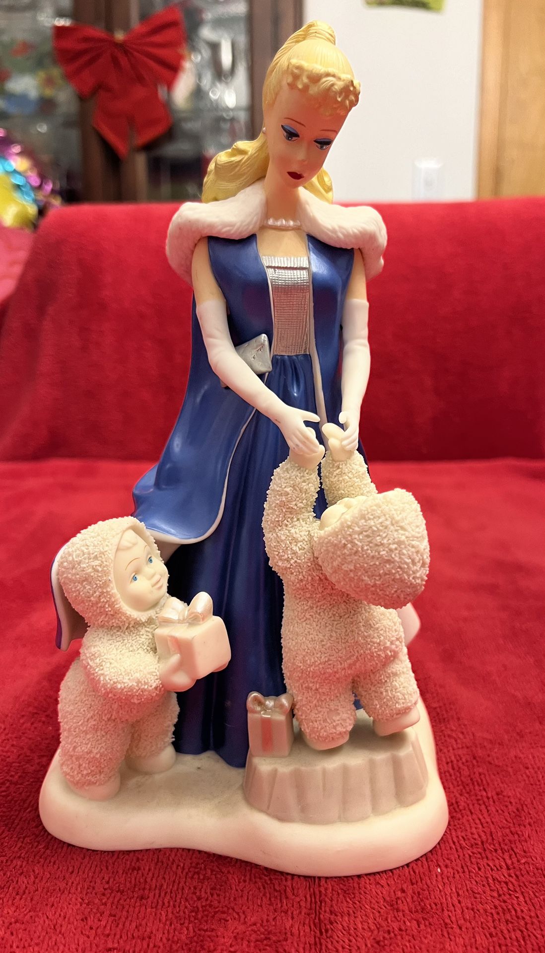 Under The Midnight Moon With Barbie Snowbabies Guest Collection 2000 Retired Department 56