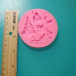 Fondant Mold For Christmas $7