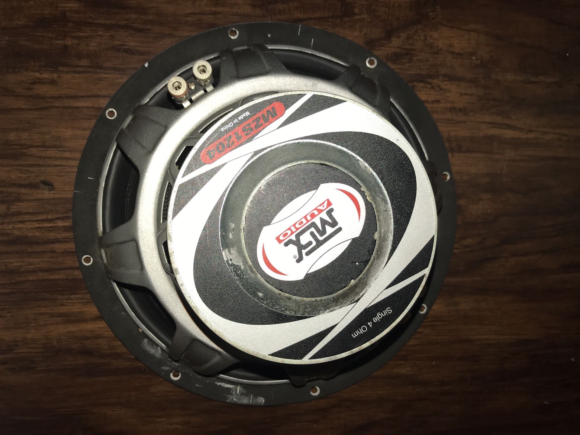 MTX Audio MZS1204, 12 inch subwoofer, sub without box