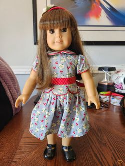 American Girl Pleasant Company Samantha Parkington 18" Doll Brown Hair Brown Eyes