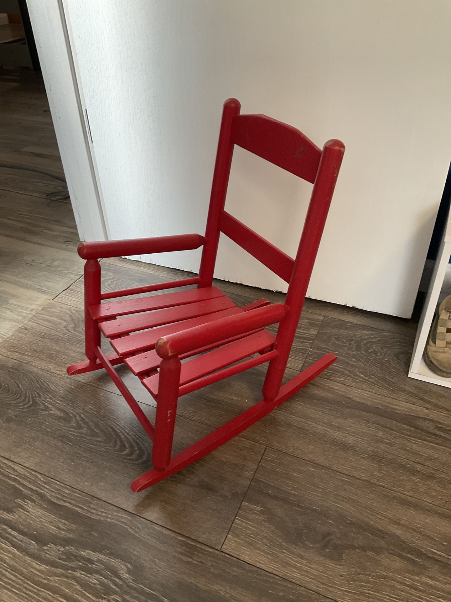 Kids Red Rocking Chair