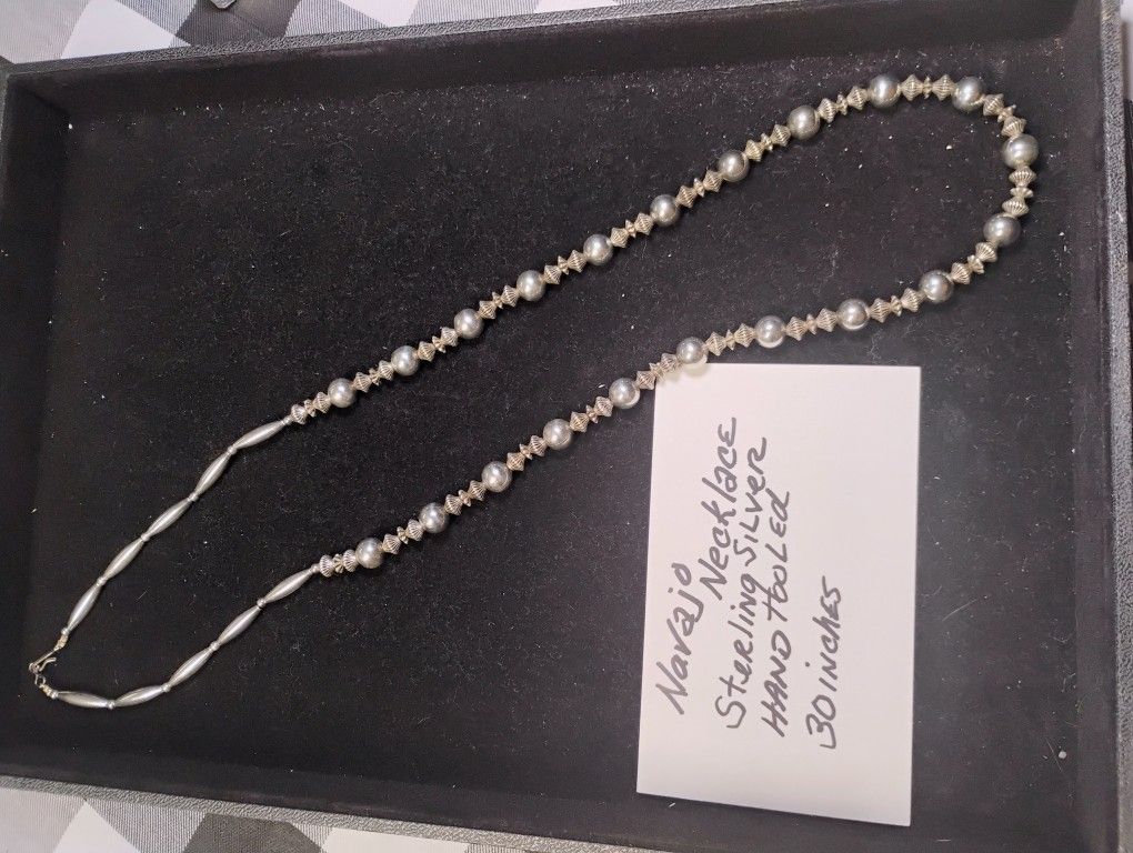 925 Sterling Silver Navajo 30"
