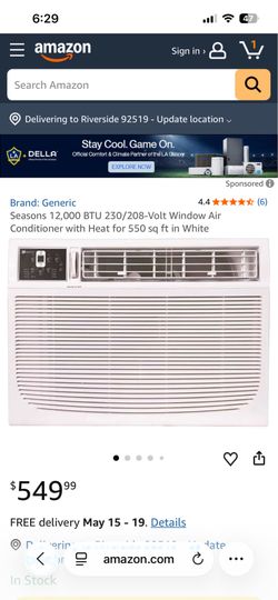 Seasons 12,000 BTU 230/208 V Through-The-Wall Air Conditioner With Heat