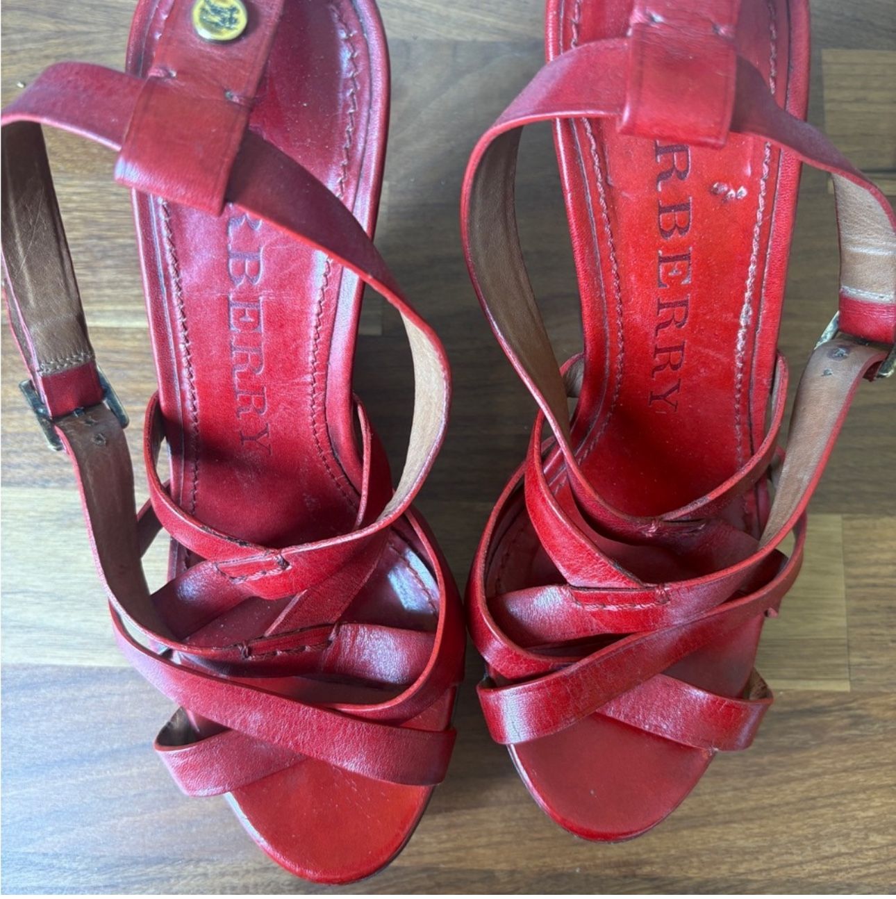 Burberry Wedged Sandals