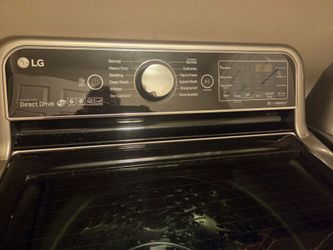 LG direct drive wifi smart washer and dryer