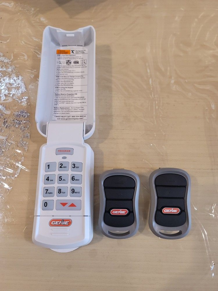 Genie Garage Door Remotes And Keypad