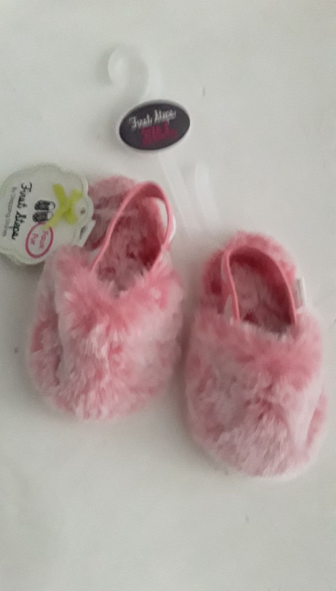 First Steps Little Girls Slipper New w Tag  