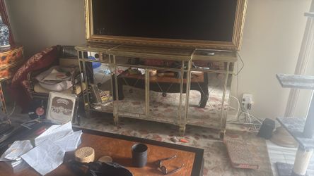 Z gallery mirrored credenza