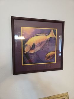 Framed Fish Art Print Jessica Wise