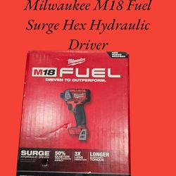Milwaukee M18 Fuel Surge Hex Hydraulic Impact Driver (Tool Only) 