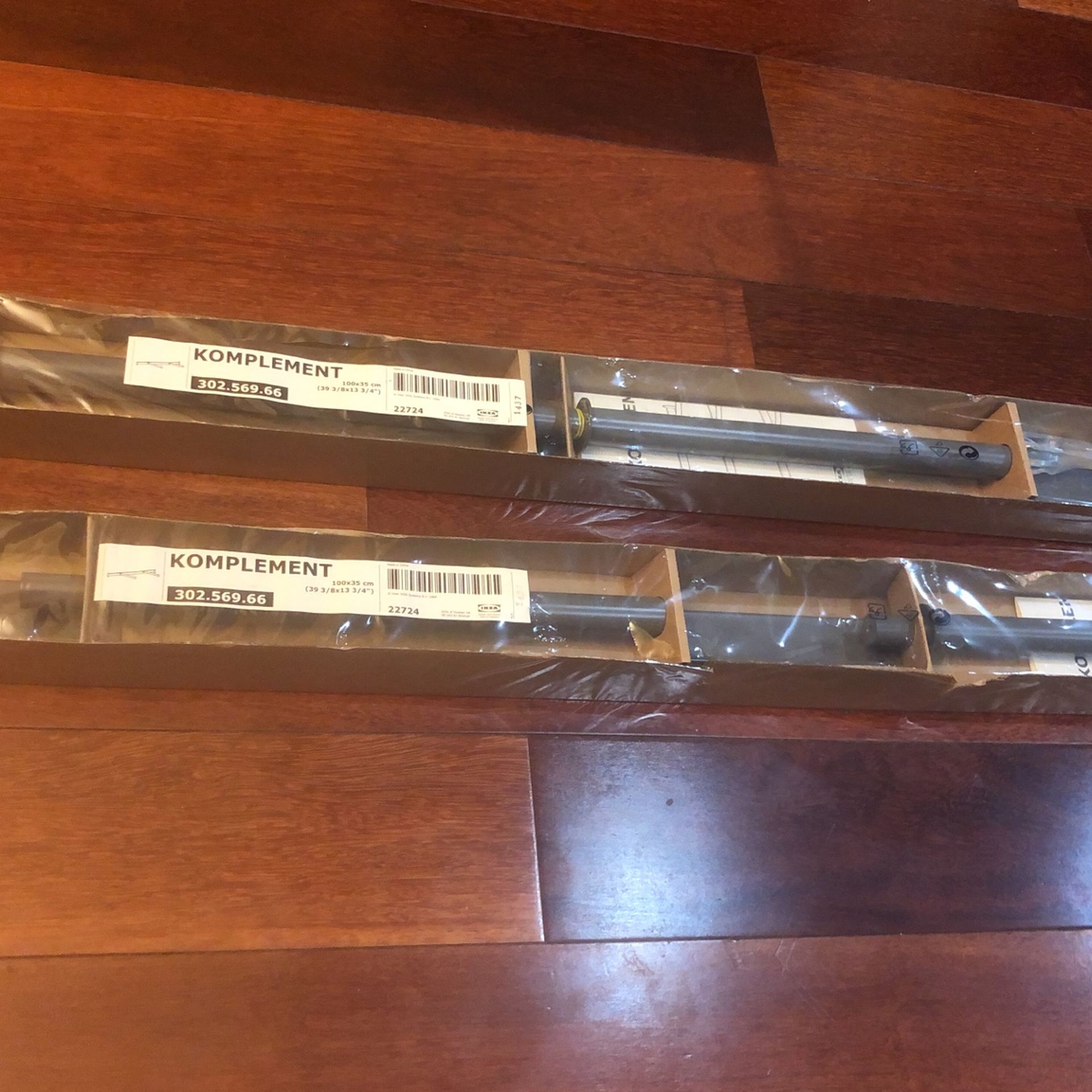 Ikea Komplement Pull out Clothes Rail, Dark Gray 39 3/8x13 3/4